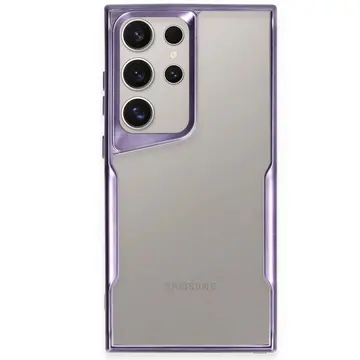 Samsung Galaxy S23 Ultra Kılıf Boyi Silikon Kapak - Derin Mor