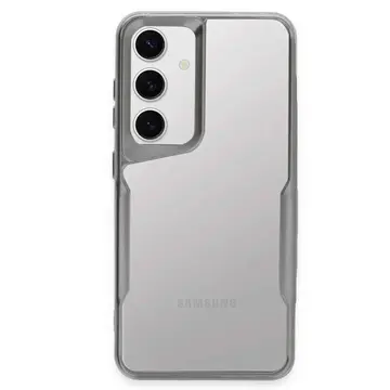 Samsung Galaxy S24 Kılıf Boyi Silikon Kapak - Gümüş