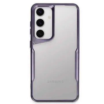 Samsung Galaxy S24 Kılıf Boyi Silikon Kapak - Derin Mor