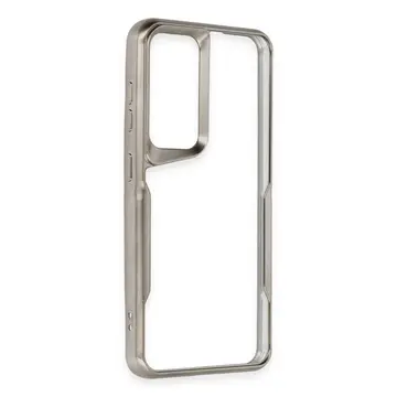 Samsung Galaxy S24 Kılıf Boyi Silikon Kapak - Titan Gri