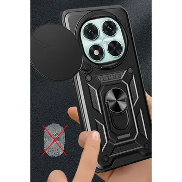Xiaomi Redmi Note 14 Pro 5g Kılıf Pars Lens Yüzüklü Silikon - Kırmızı