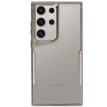 Samsung Galaxy S24 Ultra Kılıf Boyi Silikon Kapak - Titan Gri