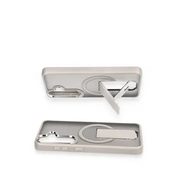 Samsung Galaxy S24 Tork Magsafe Standlı Kapak - Lila
