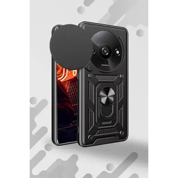 Xiaomi Redmi A3 4g Kılıf Pars Lens Yüzüklü Silikon - Yeşil