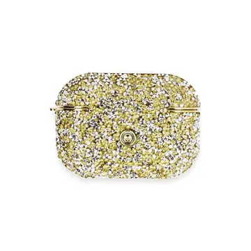 Airpods Pro 2 (2.nesil) Luz Taşlı Kılıf - Gold