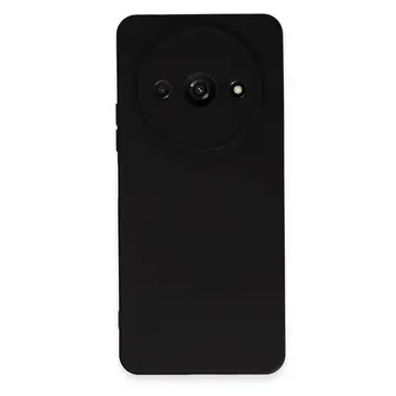 Xiaomi Redmi A3 4g Kılıf Nano İçi Kadife Silikon - Siyah