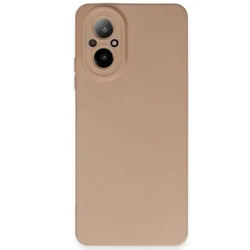Realme 12 Lite Kılıf Nano İçi Kadife Silikon - Pudra