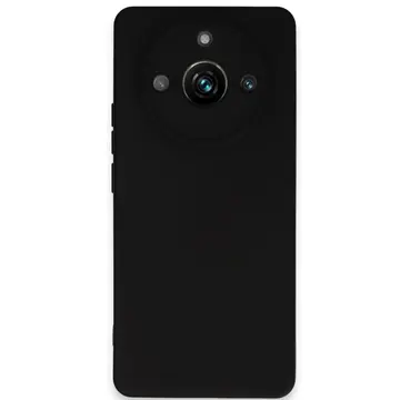 Realme 11 Pro Kılıf Nano İçi Kadife Silikon - Siyah