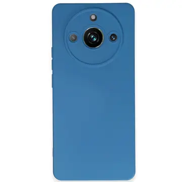 Realme 11 Pro Kılıf Nano İçi Kadife Silikon - Mavi