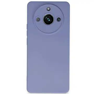 Realme 11 Pro Kılıf Nano İçi Kadife Silikon - Lila