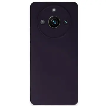 Realme 11 Pro Kılıf Nano İçi Kadife Silikon - Mor