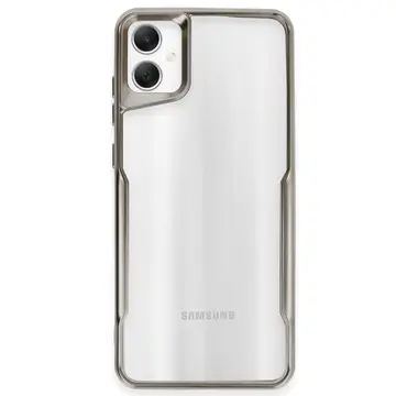 Samsung Galaxy A06 Kılıf Boyi Silikon Kapak - Titan Gri