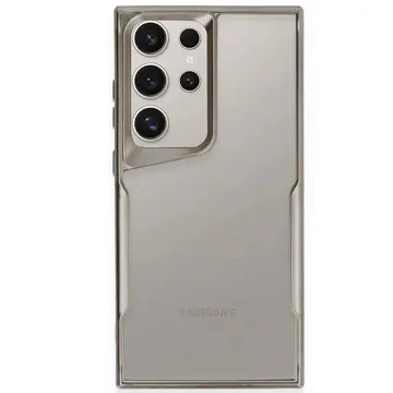 Samsung Galaxy S25 Ultra Kılıf Boyi Silikon Kapak - Titan Gri