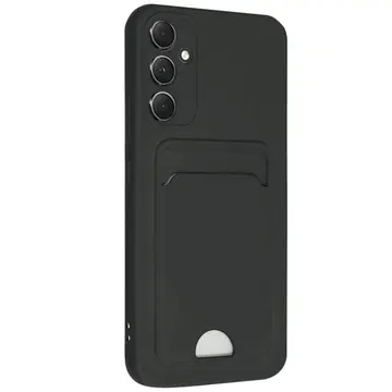 Samsung Galaxy A16 5g Kılıf Kelvin Kartvizitli Silikon - Siyah