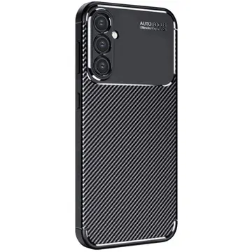 Samsung Galaxy A26 Kılıf Auto Focus Karbon Kapak - Siyah