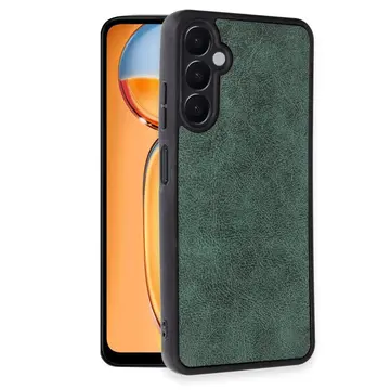 Samsung Galaxy A26 Kılıf Aras Deri Kapak - Koyu Yeşil