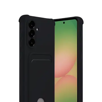 Samsung Galaxy A56 Kılıf Kelvin Kartvizitli Silikon - Siyah