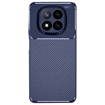 Xiaomi Redmi Note 14 Pro 5g Kılıf Auto Focus Karbon Kapak - Lacivert