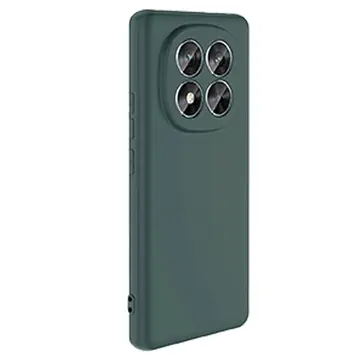 Xiaomi Redmi Note 14 Pro 5g Kılıf Nano İçi Kadife Silikon - Koyu Yeşil