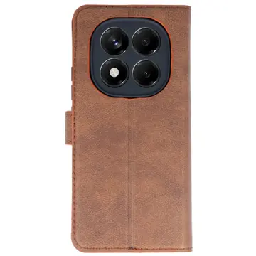 Xiaomi Redmi Note 14 Pro 5g Kılıf Trend S Plus Kapaklı Kılıf - Taba