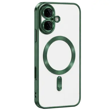 İphone 16 Kılıf Kross Magneticsafe Kapak - Koyu Yeşil