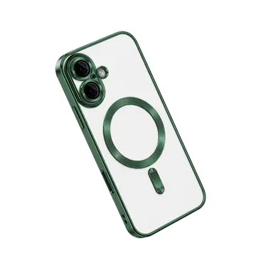 İphone 16 Kılıf Kross Magneticsafe Kapak - Koyu Yeşil