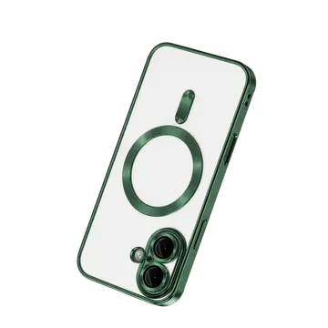 İphone 16 Kılıf Kross Magneticsafe Kapak - Koyu Yeşil