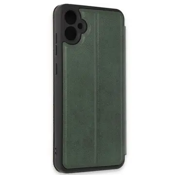 Samsung Galaxy A05 Kılıf Flip Cover - Koyu Yeşil