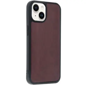İphone 14 Kılıf Aras Deri Kapak - Bordo
