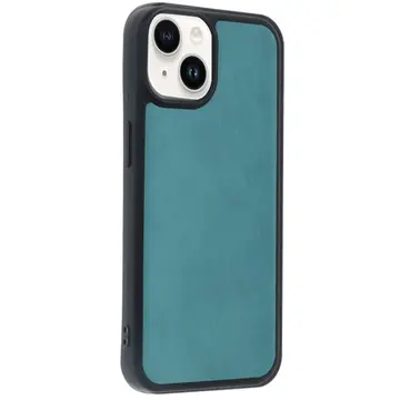 İphone 14 Kılıf Aras Deri Kapak - Açık Yeşil