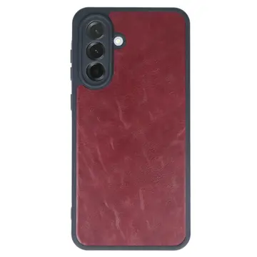 Samsung Galaxy A15 4g Kılıf Aras Deri Kapak - Bordo