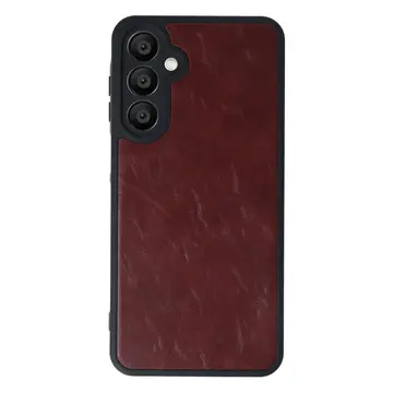 Samsung Galaxy A55 5g Kılıf Aras Deri Kapak - Bordo