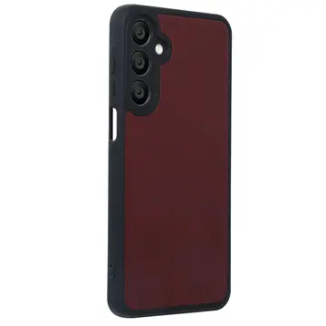 Samsung Galaxy A55 5g Kılıf Aras Deri Kapak - Bordo