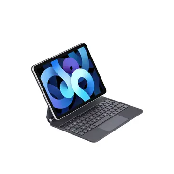 İpad Pro 11 (2022) Kılıf X7 Magic Manyetik Klavyeli Tablet Kılıfı - Siyah
