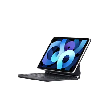 İpad 2022 10.9 (10.nesil) Kılıf X8 Magic Manyetik Klavyeli Tablet Kılıfı - Siyah