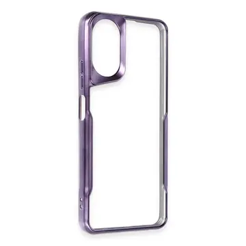 Oppo A38 Kılıf Boyi Silikon Kapak - Derin Mor