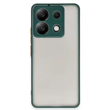 Xiaomi Redmi Note 13 5g Kılıf Montreal Silikon Kapak - Yeşil