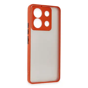 Xiaomi Redmi Note 13 5g Kılıf Montreal Silikon Kapak - Kırmızı