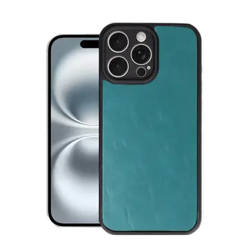 İphone 16 Pro Max Kılıf Aras Deri Kapak - Açık Yeşil
