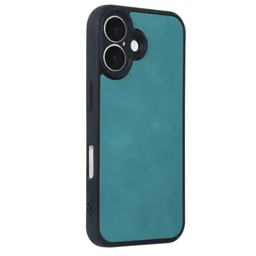 İphone 16 Kılıf Aras Deri Kapak - Açık Yeşil