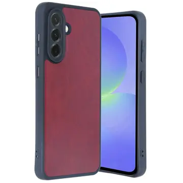 Samsung Galaxy A56 Kılıf Aras Deri Kapak - Bordo