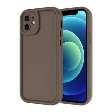 İphone 11 Kılıf Viera Silikon - Kahverengi