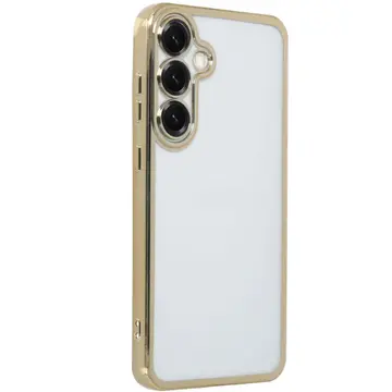 Samsung Galaxy S25 Kılıf Razer Lensli Silikon - Gold