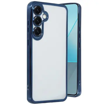 Samsung Galaxy S25 Kılıf Razer Lensli Silikon - Lacivert