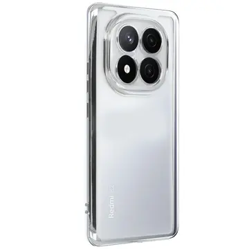 Xiaomi Redmi Note 14 Pro Plus Kılıf Razer Lensli Silikon - Gümüş