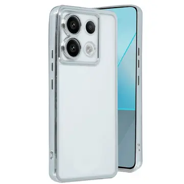 Xiaomi Redmi Note 13 Pro 4g Kılıf Razer Lensli Silikon - Gümüş