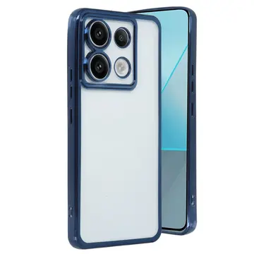 Xiaomi Redmi Note 13 Pro 4g Kılıf Razer Lensli Silikon - Lacivert