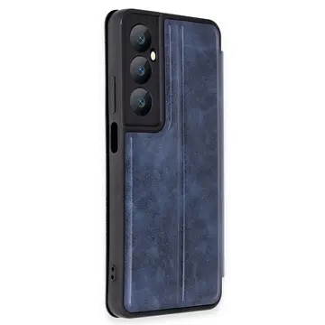 Realme C65 Kılıf Flip Cover - Lacivert