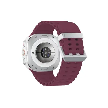 Watch 7 Ultra Kr417 Rug Silikon Kordon - Mor