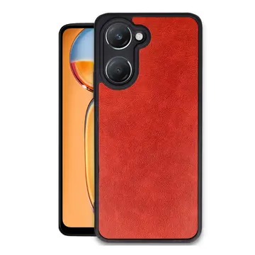 Vivo Y18 Kılıf Aras Deri Kapak - Kırmızı